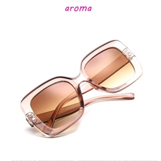 Aroma แว่นตากันแดด ทรงสี่เหลี่ยม ป้องกันรังสียูวี สําหรับผู้หญิง