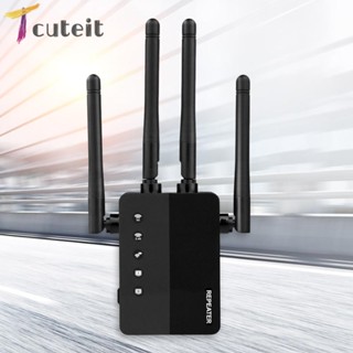 Tcuteit AC1200M ตัวขยายสัญญาณ WiFi 300Mbps 867Mbps 802.11N g b ac