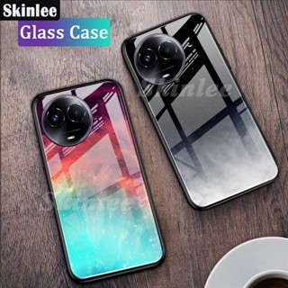 สําหรับ Realme 11 Pro Plus 11X เคสกระจกนิรภัย เคสป้องกัน Starry Couple เคสโทรศัพท์ สําหรับ Realme11 Pro Plus