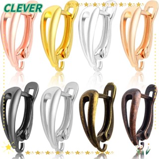 Clever ตะขอต่างหูทองเหลือง ทรงกลม แฮนด์เมด หลากสี สําหรับคนรัก