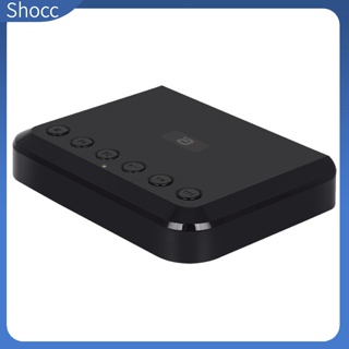 Shocc อะแดปเตอร์รับสัญญาณเสียงสเตอริโอ WR320 RCA AUX 3.5 มม. สําหรับโฮมเธียเตอร์