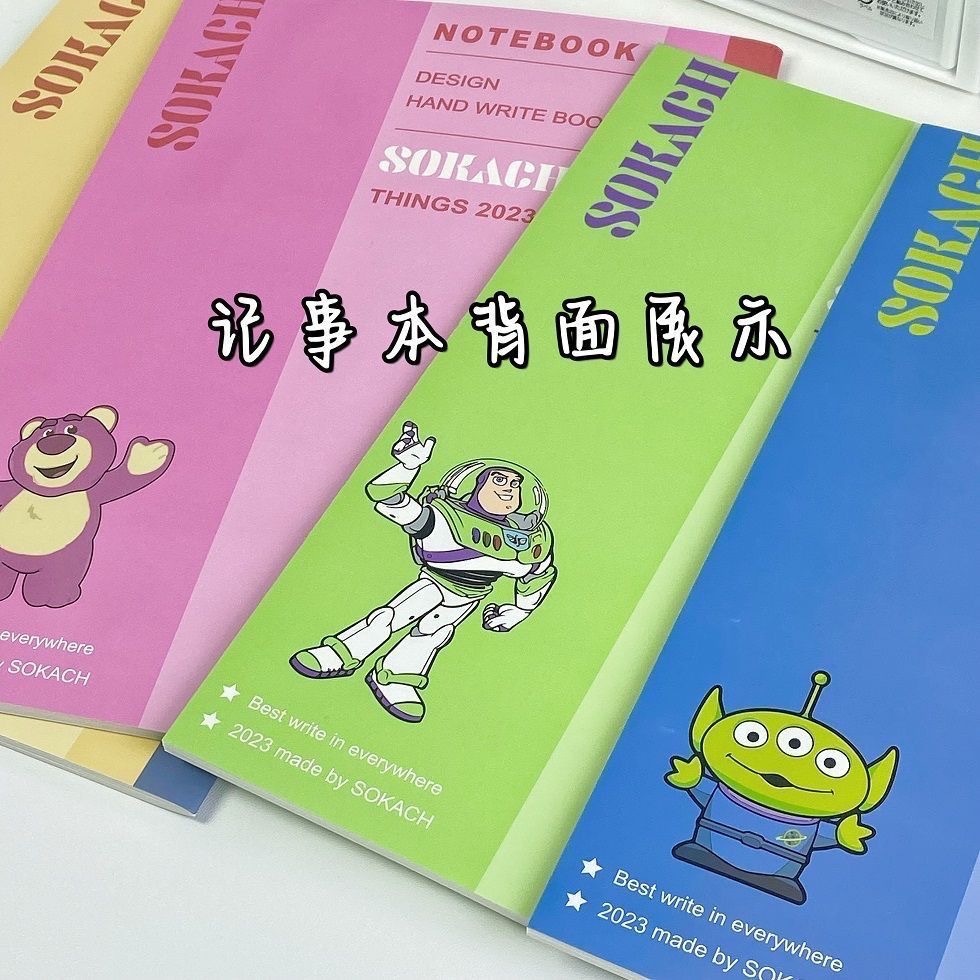 สมุดโน๊ตบุ๊ค ลายการ์ตูน Toy Story Lotso Strawberry Bear B5 แนวนอน 30 แผ่น ต่อเล่ม - รูปที่ 3