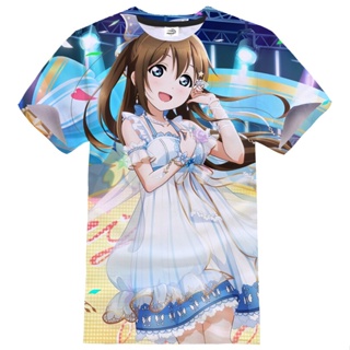 เสื้อยืด พิมพ์ลายอนิเมะ Love Live สไตล์ฮาราจูกุ สตรีท คลาสสิก 2022