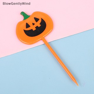 Blowgentlywind ถ้วยกระดาษพลาสติก สําหรับใส่ผลไม้ เค้ก ฮาโลวีน 10 ชิ้น BGW