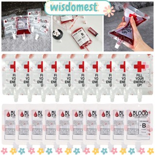 Wisdomest ถุงเลือดแวมไพร์ เกรดอาหาร ขนาด 250 มล. สําหรับใส่เครื่องดื่ม คอสเพลย์ ปาร์ตี้ฮาโลวีน