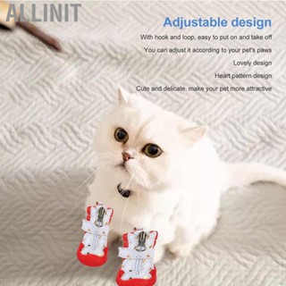 Allinit Dog Shoes  Dogs Boots Hook and Loop Comfortable  Rubber Sole Breathable Mesh Cute for Hot Pavement