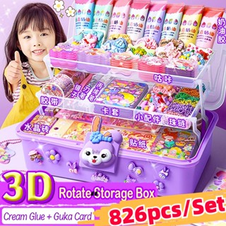 ชุดสติกเกอร์การ์ดกาว ลาย Kuromi Melody Goo 826 ชิ้น ต่อชุด พร้อมกล่อง สําหรับเด็กผู้หญิง