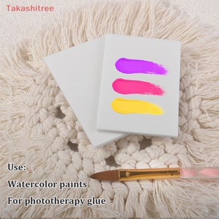 (Takashitree) ถาดกระดาษใส แบบใช้แล้วทิ้ง สําหรับใส่สีทาเล็บ 50 แผ่น