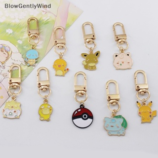 Blowgentlywind พวงกุญแจโลหะ รูปการ์ตูนโปเกม่อน Pikachu Eevee Jigglypuff Togepi Charmander BGW