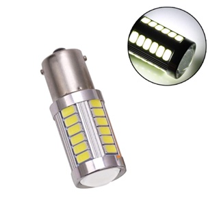 Lt หลอดไฟแบ็คไลท์รถยนต์ LED 1 ดวง 1156 33-SMD 5630 5730 12V BA15S P21W