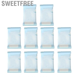 Sweetfree Infant Wet Wipes  Bear Packaging Multifunctional Skin Friendly 1 Bag 10 Counts Baby Cleansing for Daily Use