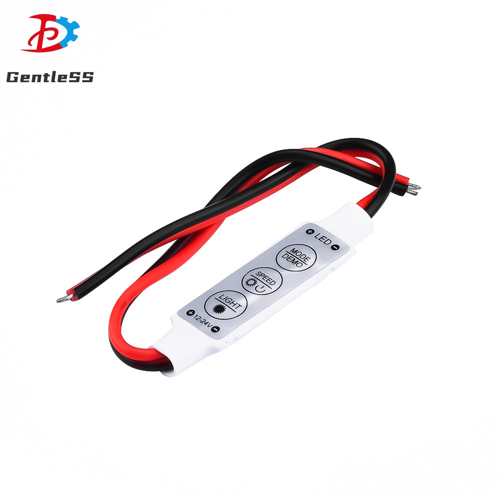 ตัวควบคุมหรี่ไฟปุ่ม 12V 3 ปุ่ม ตัวควบคุมไฟ LED Strip สีเดียว