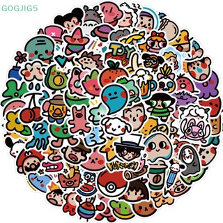 [GOGJIG5] สติกเกอร์ ลายการ์ตูนสัตว์ กันน้ํา สําหรับติดตกแต่งสเก็ตบอร์ด UOO 90 ชิ้น