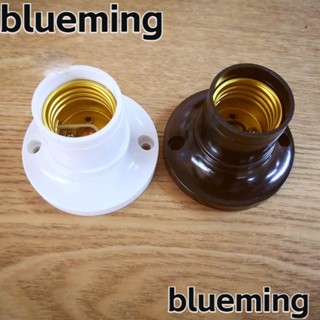 Blueming2 อะแดปเตอร์ฐานหลอดไฟ LED โลหะ สีดํา สีขาว E27