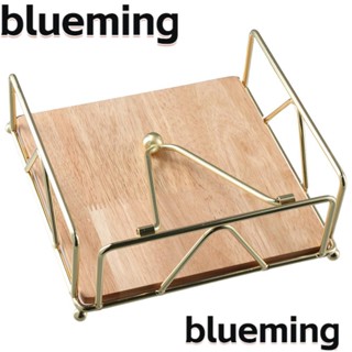 Blueming2 ที่วางกระดาษทิชชู่ เหล็ก ทรงสี่เหลี่ยม 7 X 7 X 2.67 นิ้ว สีทอง สําหรับตกแต่งห้องครัว