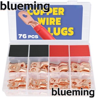 Blueming2 ปลายสายเคเบิลแบตเตอรี่ AWG 6 4 2 1 พร้อมท่อหดความร้อน 3:1 76 ชิ้น