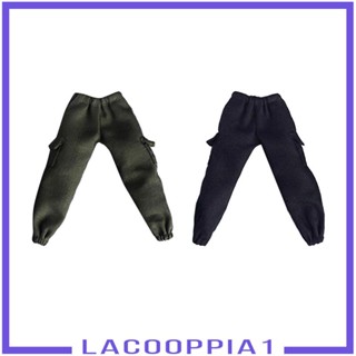 [Lacooppia1] เสื้อผ้าตุ๊กตาจิ๋ว 6 นิ้ว หลายกระเป๋า 1/12 กางเกงคาร์โก้ สําหรับผู้ชาย 6 นิ้ว