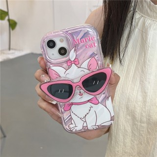 เคสโทรศัพท์มือถือ ซิลิโคน ลายการ์ตูนแมวแมรี่น่ารัก สไตล์เกาหลี ญี่ปุ่น สําหรับ Iphone 14 11 13 12 pro max 13ProMax 11 12ProMax 14Pro