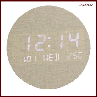 [Blesiya2] นาฬิกาดิจิทัลติดผนัง หน้าจอ LED ขนาดใหญ่ 7.5 นิ้ว 12 24 ชั่วโมง