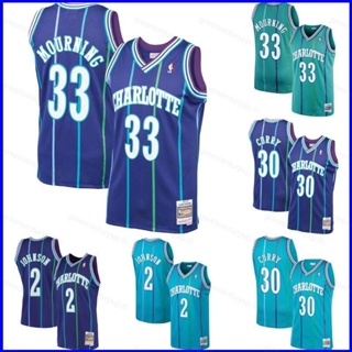 เสื้อกีฬาแขนกุด ลายทีม GP1 NBA Jersey Charlotte Hornets Mourning Curry Ball พลัสไซซ์ PG1