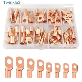 Twinkle ปลายสายเคเบิลแบตเตอรี่ ทองแดง SC6-25 สําหรับยานยนต์ 60 ชิ้น