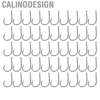 Calinodesign 50Pcs Fishing Hook for High Carbon Steel Fish Barbed Type Accs New