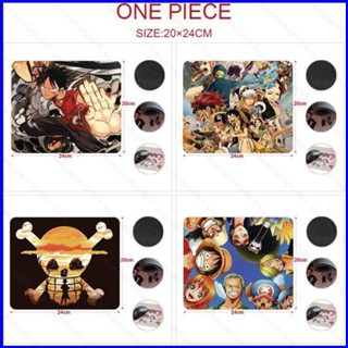 Gp1 ONE PIECE แผ่นรองเมาส์ ลายการ์ตูนน่ารัก แผ่นรองเมาส์แล็ปท็อป ขนาดเล็ก กันลื่น เสื่อกันน้ํา 20x24 ซม. PG1