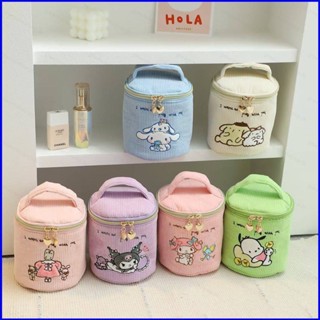 Gp1 กระเป๋าถือ กระเป๋าเครื่องสําอาง ปักลายการ์ตูน Sanrio Cinnamoroll Pachacco Kuromi Purin Melody PG1 สําหรับเด็กผู้หญิง