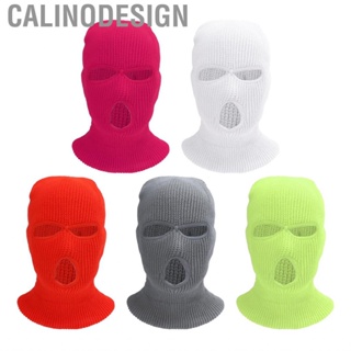 Calinodesign 3 Holes Knitted Full Face Cover Winter Windproof Sports Ski Riding BD