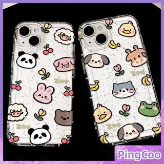 VENKI - เข้ากันได้สำหรับ เคสไอโฟน เคสไอโฟน11 เคส iphone 11CLEAR Soft TPU ถุงลมนิรภัยเคสโทรศัพท์กันกระแทกป้องกันกล้องน่ารักกบสัตว์ PANDA เข้ากันได้กับ iPhone 15 14 13 PRO MAX iPhone 12 PRO MAX XR XS 7Plus 8 PLUS
