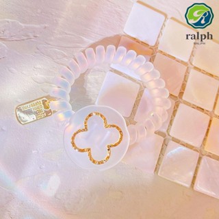 Ralph ยางรัดผมเรซิ่น รูปดอกไม้ หัวใจ สไตล์เกาหลี สําหรับหางม้า