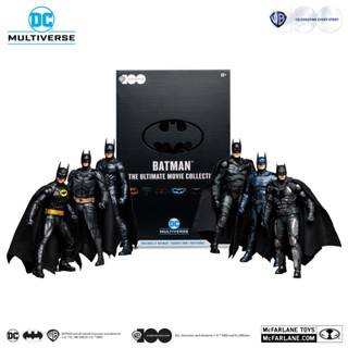 [BTF] Mcfarlane Warner Movie 6 Batman ชุดกล่องของขวัญ โคมไฟค้างคาว ขยับได้ 23 ซม. YWYZ