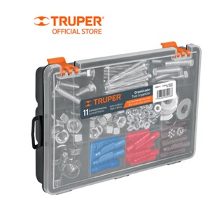 TRUPER 10035 ถาดใส่อุปกรณ์ช่าง 11 ช่องขนาด 15x23x3.8 cm. (ORG-11)