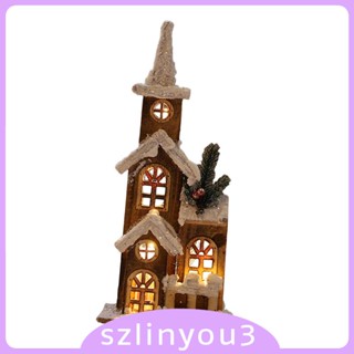 [Szlinyou3] โคมไฟ LED แบบไม้ สําหรับตกแต่งปาร์ตี้คริสต์มาส