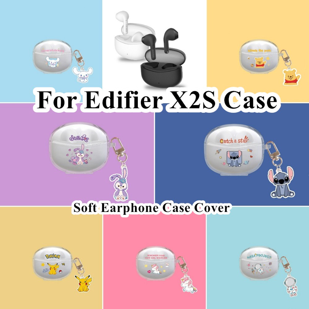 สําหรับ Edifier X2S กรณีการ์ตูนรูปแบบสดสําหรับ Edifier X2S ปลอกหูฟังแบบนุ่มฝาครอบ