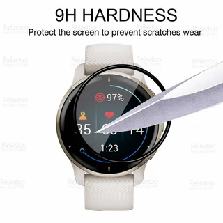 ฟิล์มกันรอยหน้าจอ HD ขอบสีดํา สําหรับ Garmin Venu SQ 2 Plus 2S