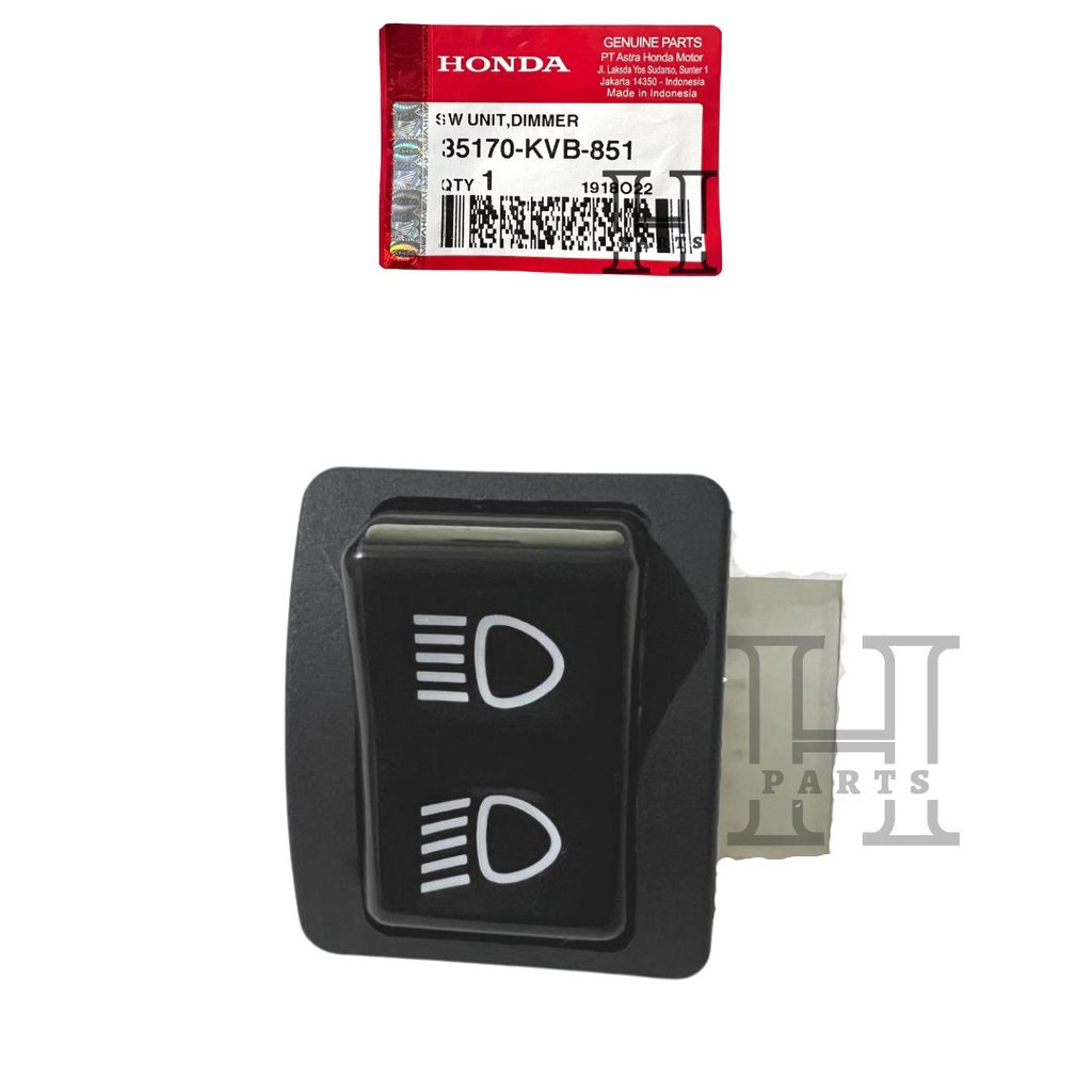 TOMBOL 3 PIN SWITCH UNIT DIMMER BLADE REVO CS1 BEAT VARIO 110 CARBURETOR SUPRA X 125 35170-KVB-851