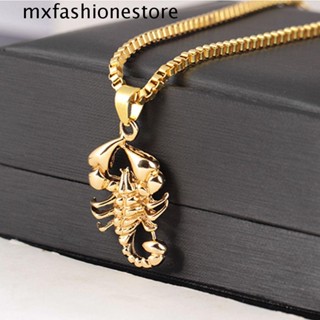 Mxfashione สร้อยคอผู้ชาย เครื่องประดับแมงป่อง สร้อยคอแมงป่อง