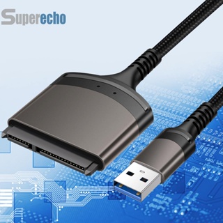 [superecho.th] อะแดปเตอร์เชื่อมต่อคอมพิวเตอร์ USB 3.0 Type C เป็น SATA 1 Gbps สําหรับ SSD HDD 2.5 นิ้ว