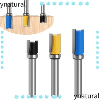 Ynatural ดอกสว่านเราเตอร์ 1/2 นิ้ว ทนทาน 3 ชิ้น