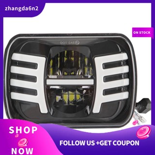 【พร้อมส่ง】ไฟหน้า Led 7X6 5X7 นิ้ว พร้อมไฟสูงต่ํา สําหรับ Jeep YJ Cherokee XJ