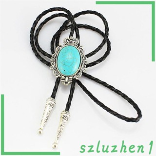 [Szluzhen1] สร้อยคอ รูปมงกุฎ สีเขียวขุ่น สไตล์คาวบอยตะวันตก