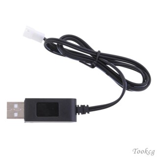 [Tookcg] สายชาร์จแบตเตอรี่ USB 3.2V สําหรับโดรน black04