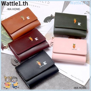 Wttle กระเป๋าสตางค์ กระเป๋าใส่เหรียญ ใส่บัตร ขนาดเล็ก มีหลายช่อง