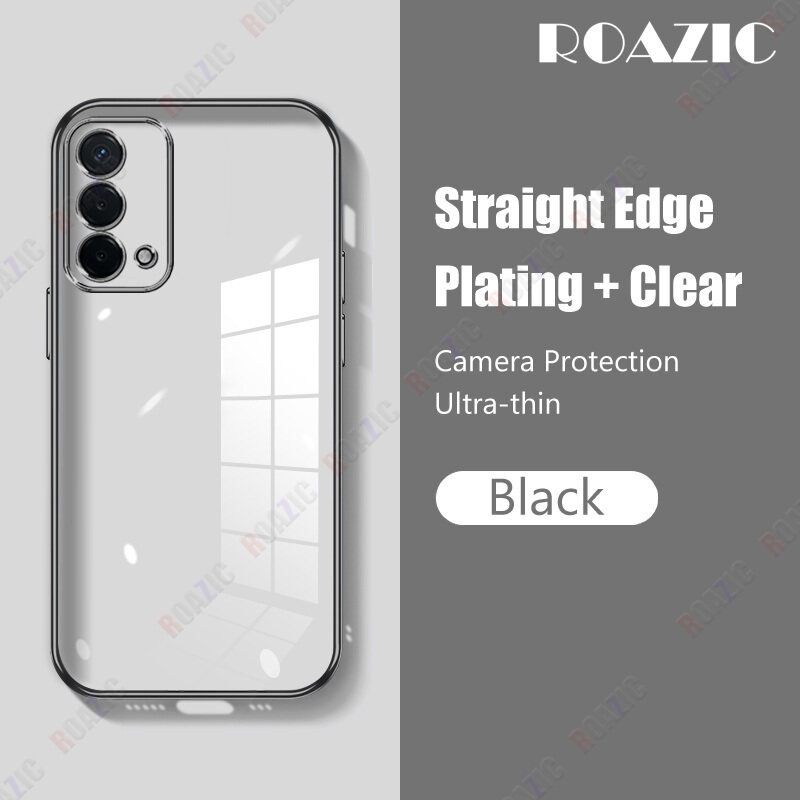เคสโทรศัพท์มือถือ ซิลิโคนนิ่ม แบบใส กันกระแทก หรูหรา สําหรับ OPPO A74 4G A95 A54 4G A16