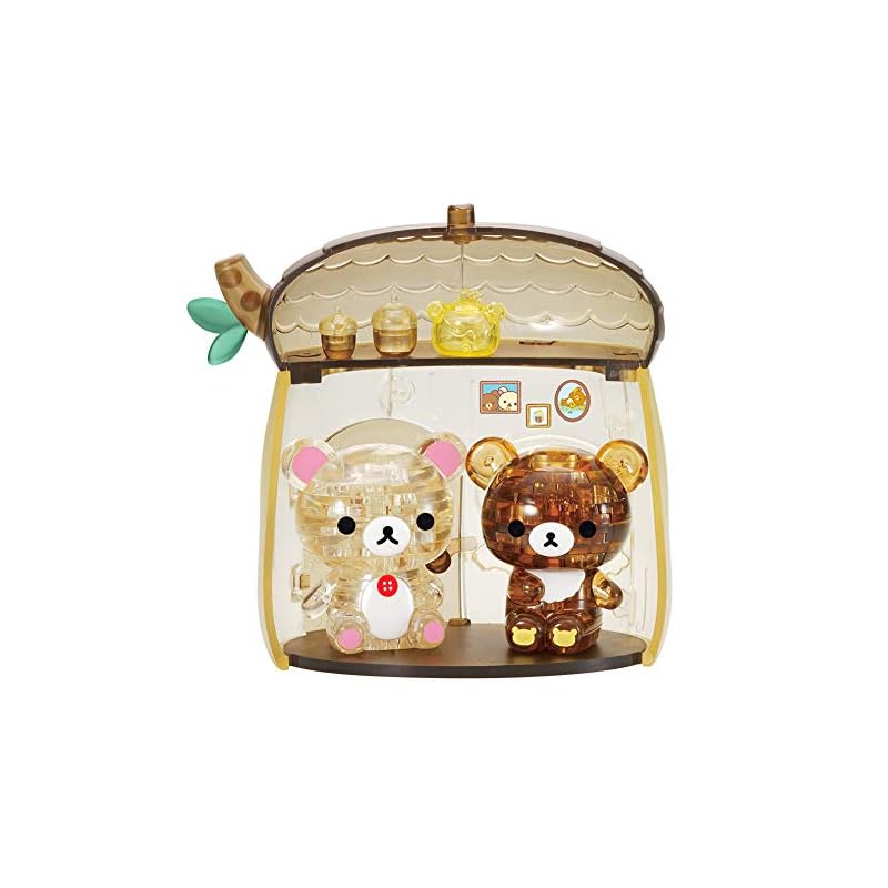 ส่งตรงจากญี่ปุ่น Beverly จิ๊กซอว์คริสตัล Korilakkuma & Chairoi Cockuma Acorn House 50264. 65 ชิ้น
