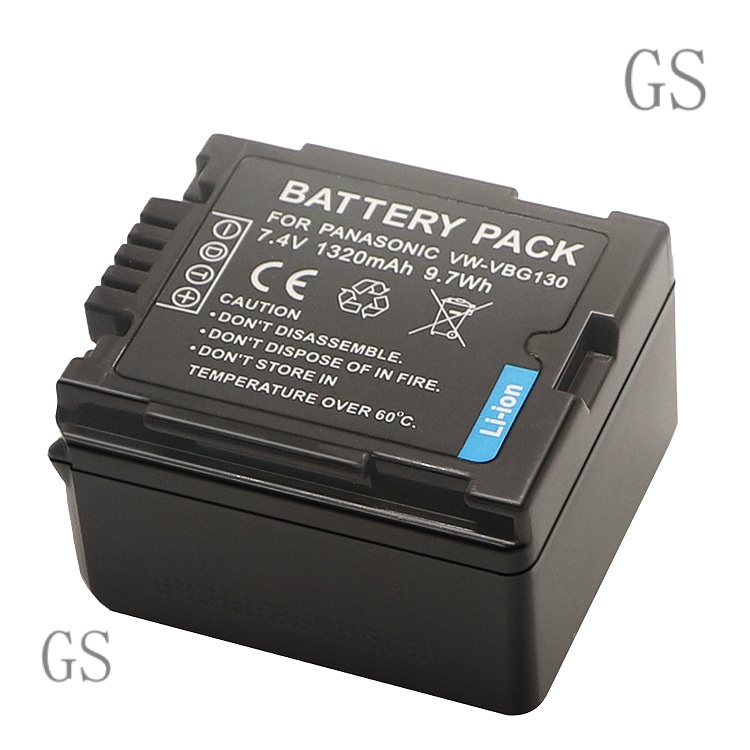 GS Compatible with Panasonic Panasonic VW-VBG130 Lithium Battery Digital Camera Battery Full Decoding