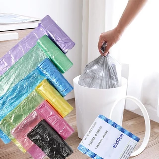 ถุงขยะ ถุงขยะพกพาอเนกประสงค์ 100 ใบ ขนาด 45×55CM 1 แพ็ค 5 ม้วน เนื้อเหนียว ไม่สกปรก