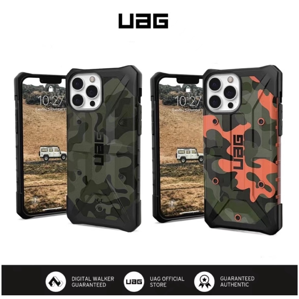 Camouflage UAG เคส iPhone 15 Pro Max 15Plus 14 Pro Max 13Pro 11Pro 12Pro XsMax XR X 7P 8P 6S 7