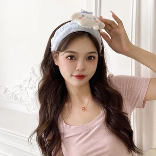 คาดผมน่ารัก ที่คาดผมล้างหน้า 4 สีให้เลือกรูปร่างการ์ตูนน่ารักล้างทำความสะอาดได้